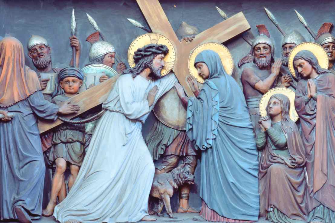 + Fourth Sorrowful Mystery: The Carrying of the Cross